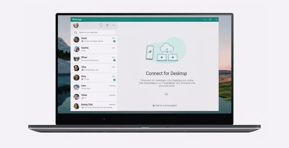 Use encrypted messaging of WhatsApp