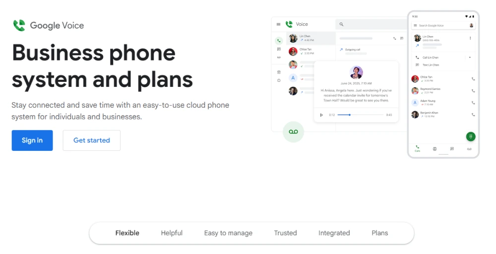 google voice virtual phone number apps