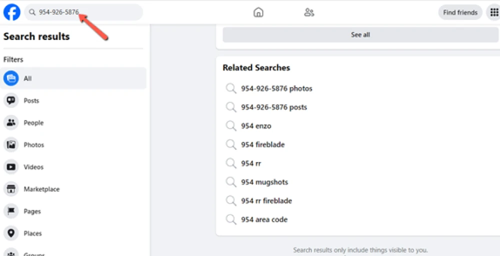 use social media search