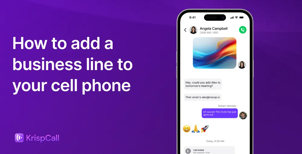 how to add a business line to your cell phone