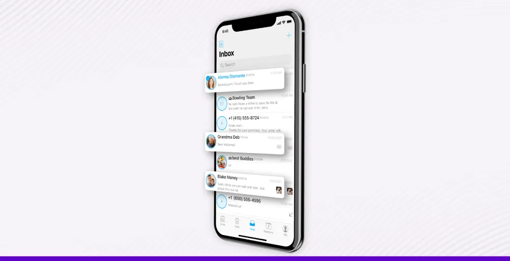 Text Me app for getting a second number for texting and calling