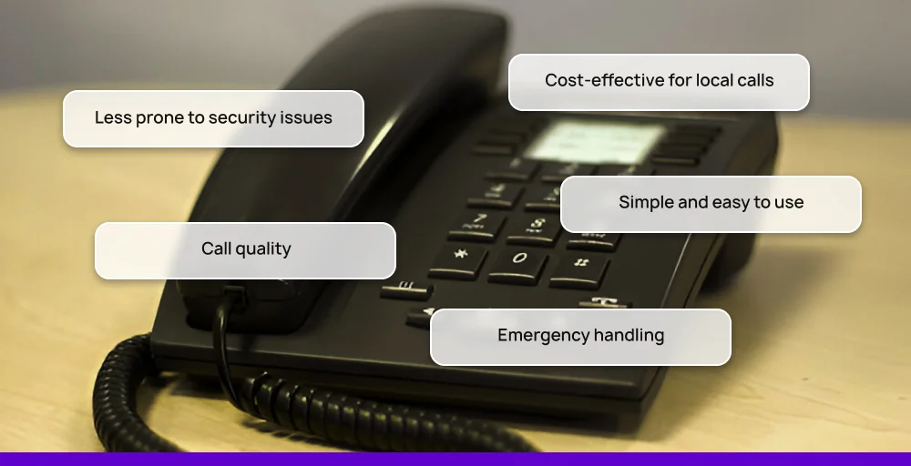 benefits of landline phone number