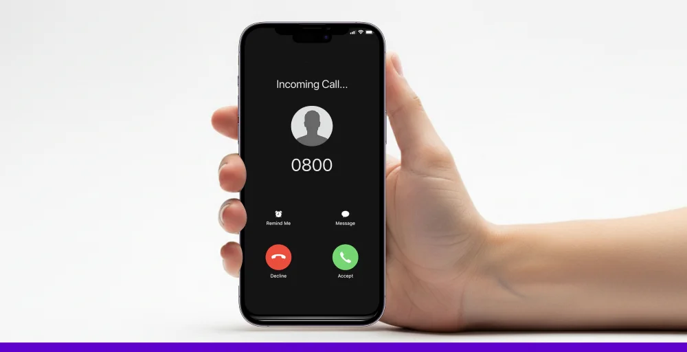 What are 0800 numbers