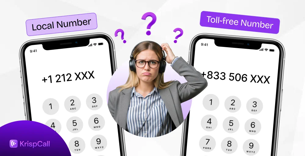 toll free vs local number which one to choose and why