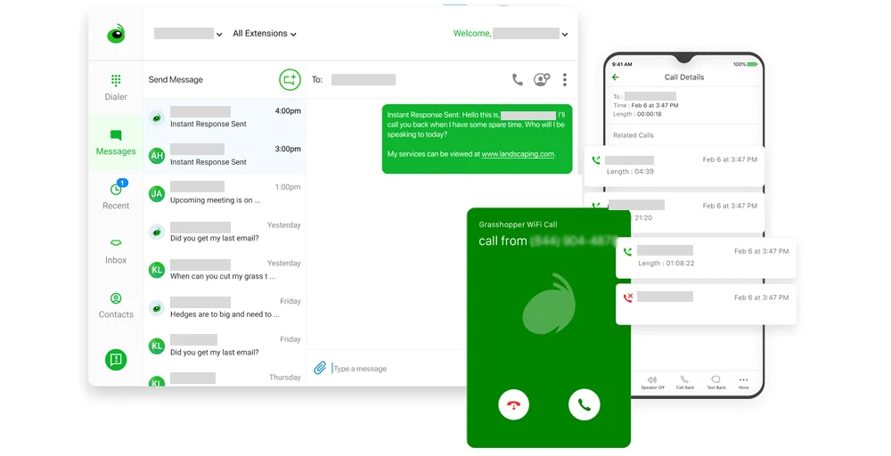 grasshopper messages dashboard 1