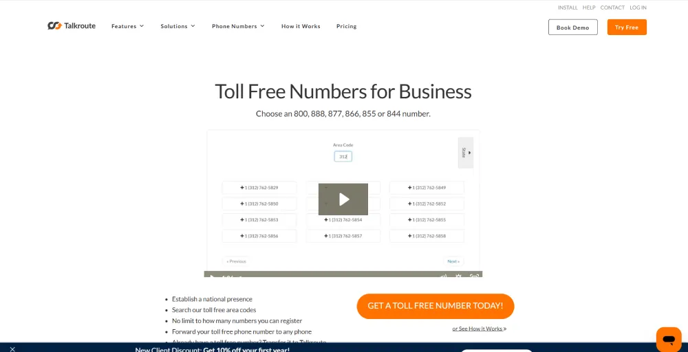 Talkroute Best for flat-rate UC calling