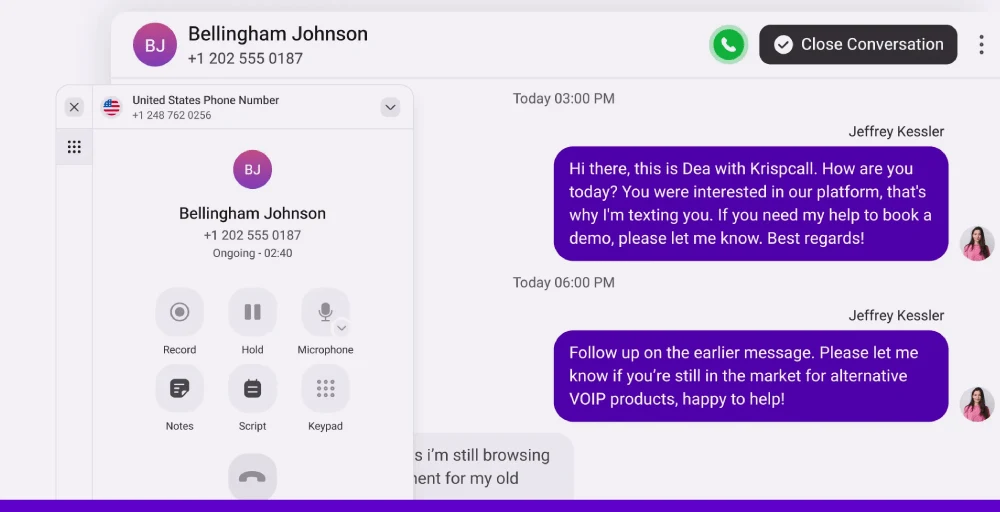 KrispCall Power Dialer Feature to Speed up outbound sales