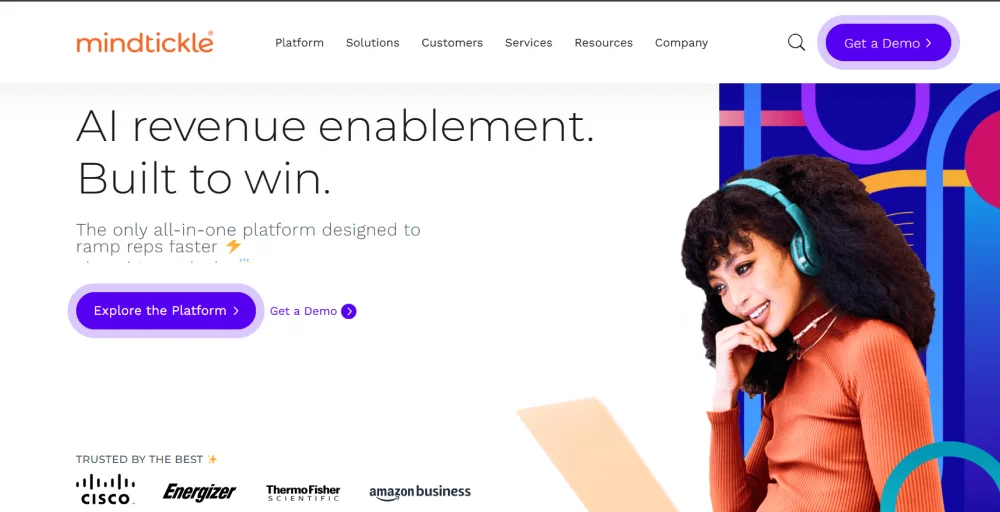Mindtickle sales enablement platform dashboard