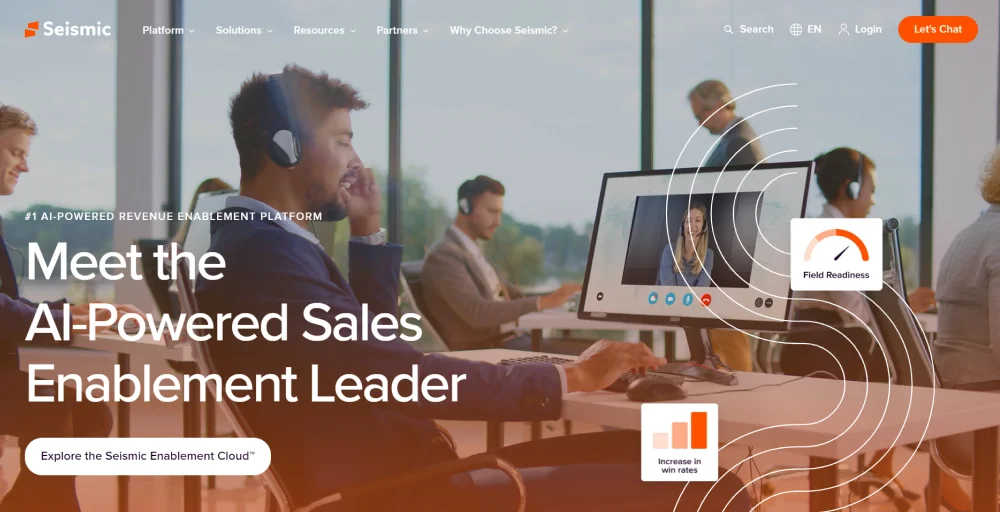 Seismic sales anablement tools