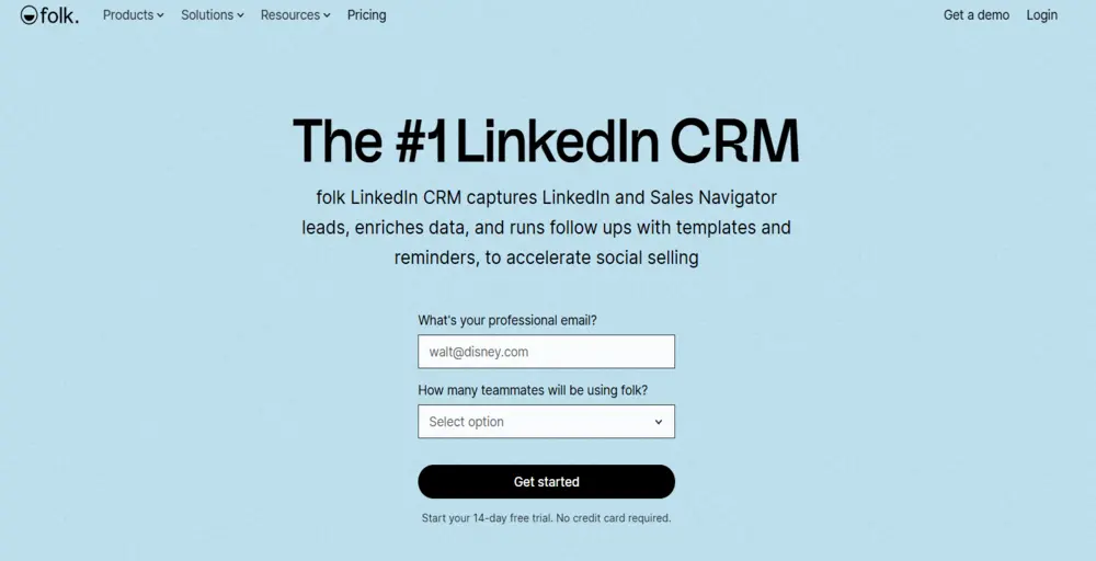 folk crm sales enablement platform