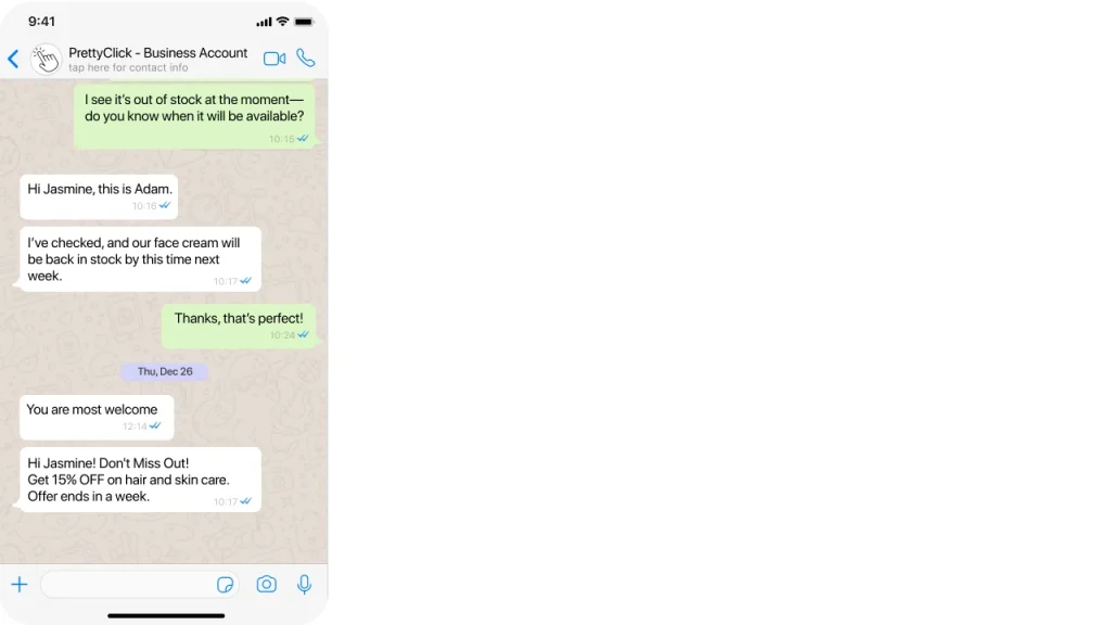 Social media messaging