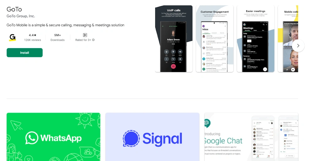 GoTo Connect as a VoIP telephone service provider