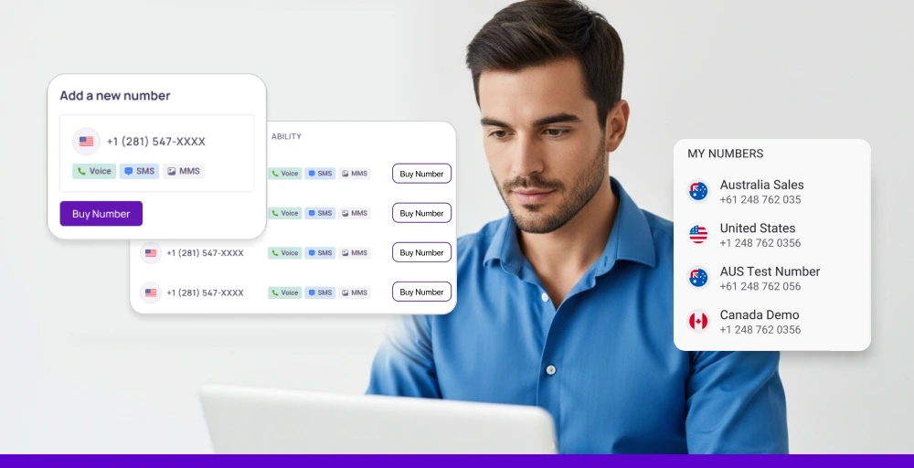 how does a voip number work