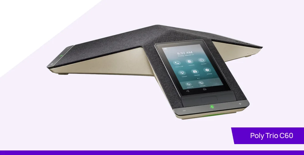 poly trio c60 voip conference phone