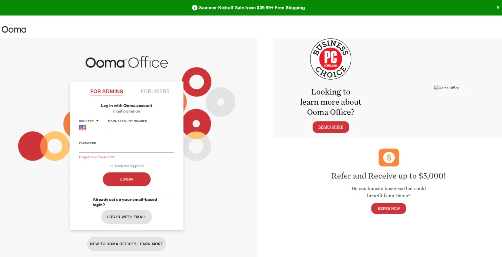 ooma office voip call recording