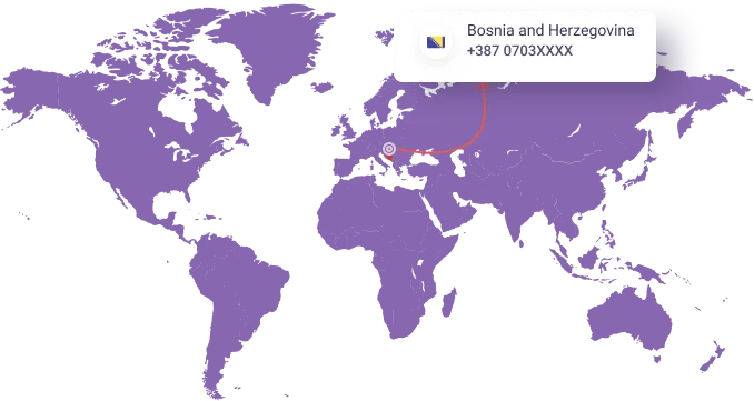 Bosnia and Herzegovina Virtual Phone Number