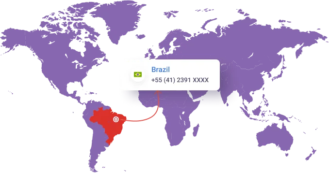 Brazil Virtual Phone Number