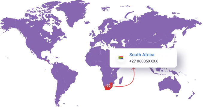 south africa virtual phone number