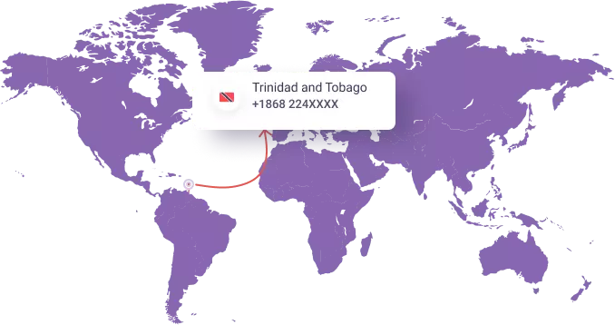 Trinidad and Trobago map