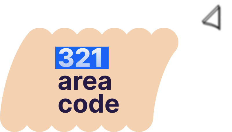 321 area code number