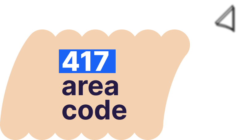 417 area code number