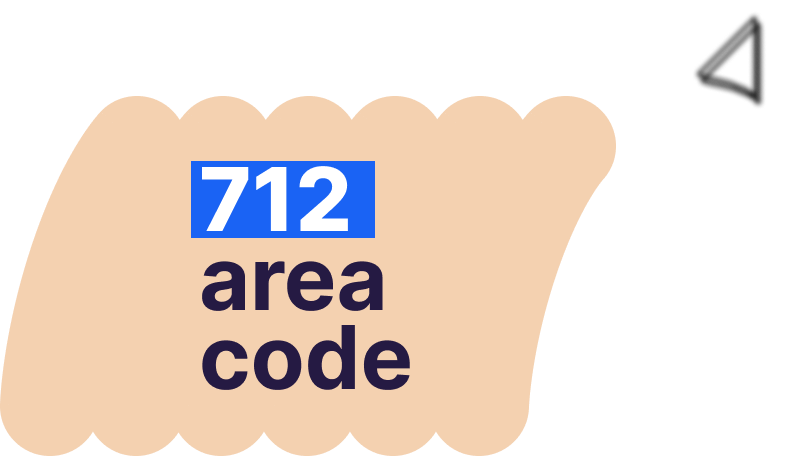 712 area code number