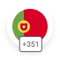 Portugal 351 flag