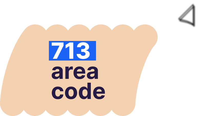 713 area code number
