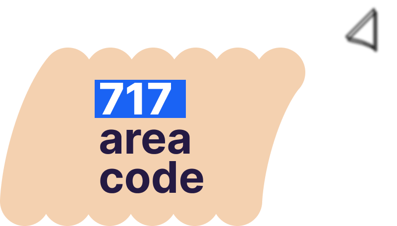 717 area code number