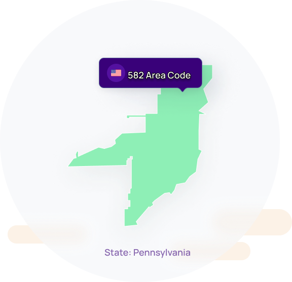 582 area code locations