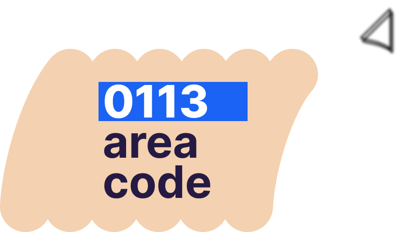 0113 area code number