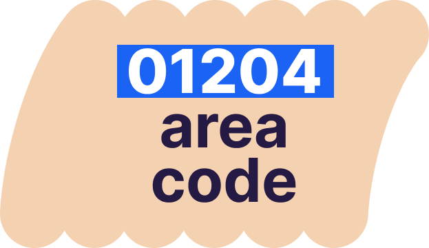 01204 area code number