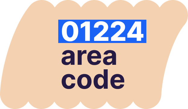 01224 area code