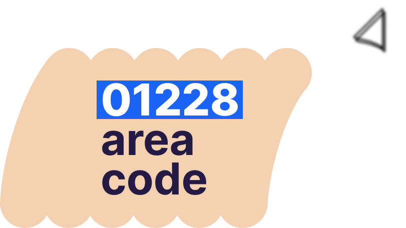 01228 area code