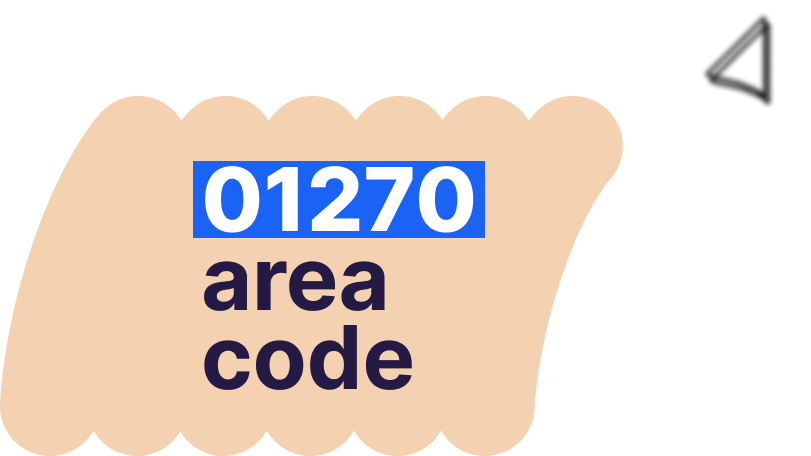 01270 area code
