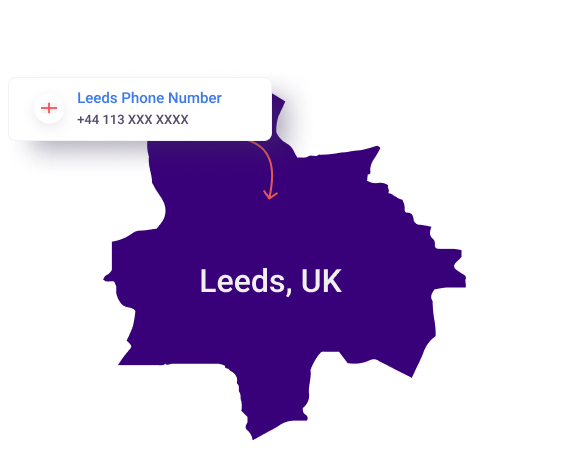 Leeds phone number map