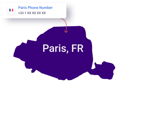 Paris phone number location