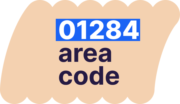 area code 01284