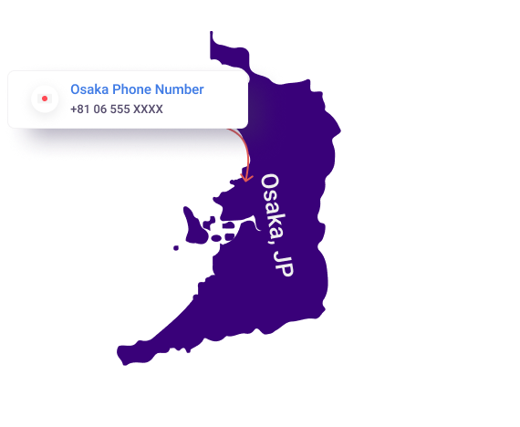 osaka phone number location