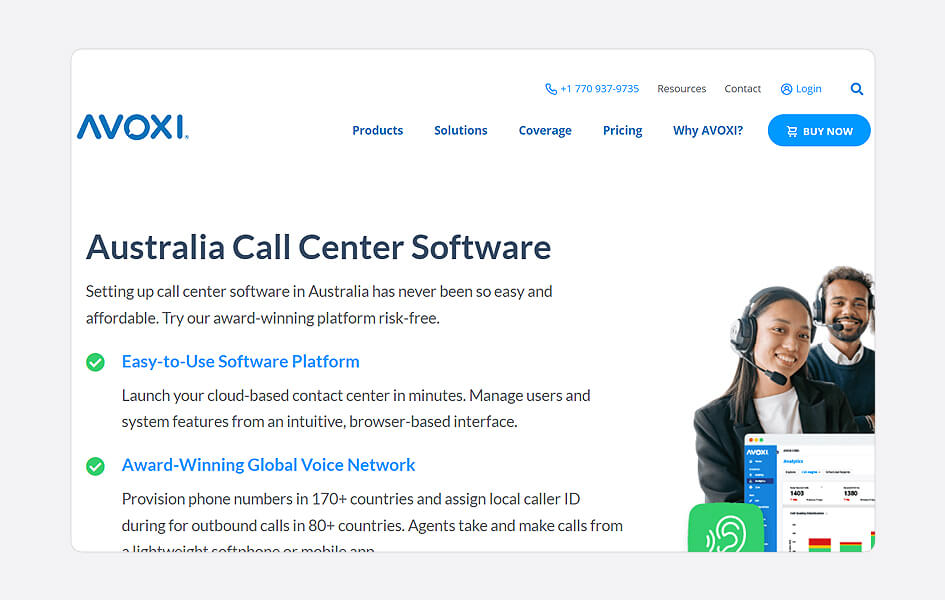 avoxi australia call center software