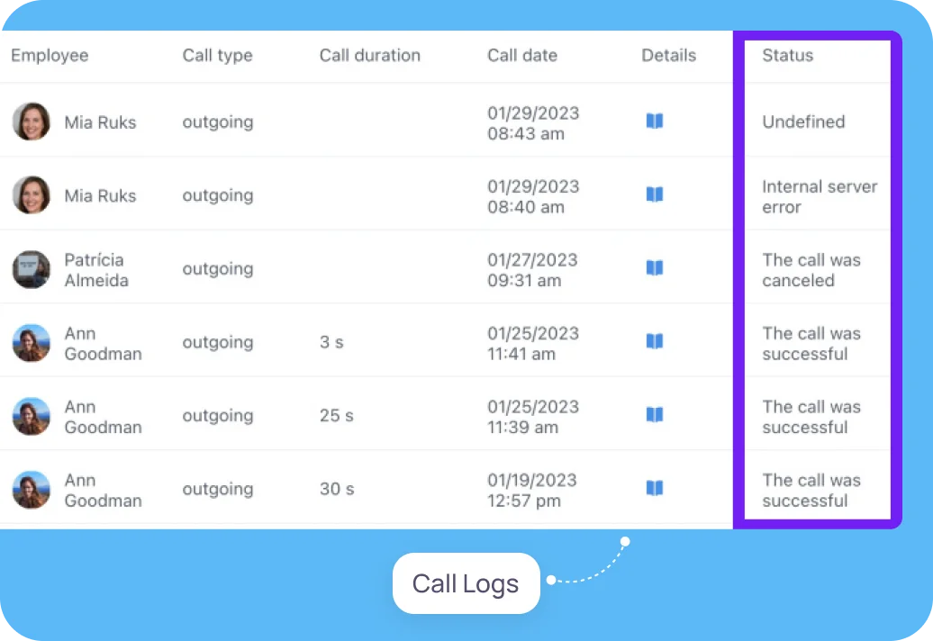 Automatic Logging of All The Communication Details
