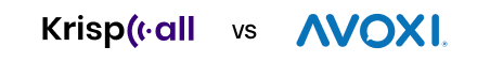 Logo of KrispCall VS AVOXI