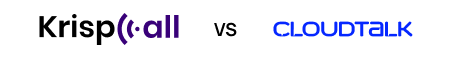 Logo of KrispCall VS CLOUDTALK