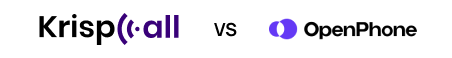 Logo of KrispCall VS openphone
