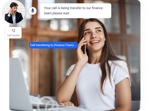What is call transfer in a VoIP phone system