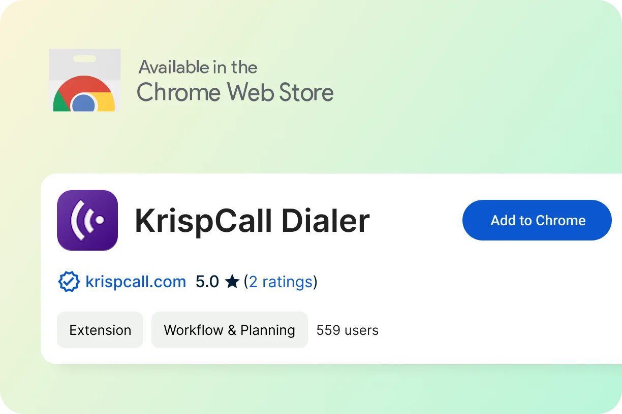 KrispCall Chrome Extension Launched