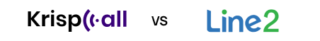 KrispCall Vs Line2 logo