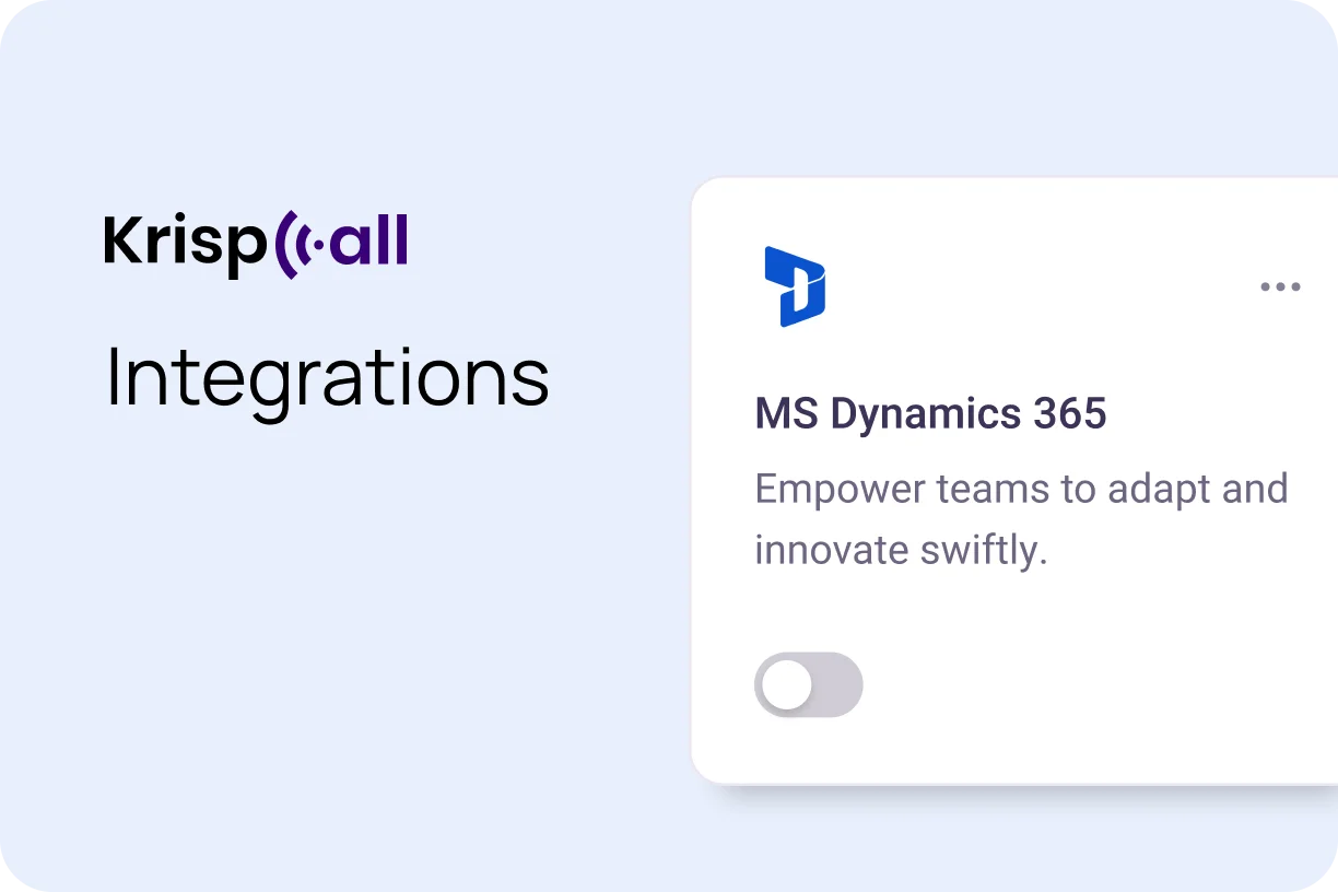 Microsoft Dynamics 365 Phone Integration