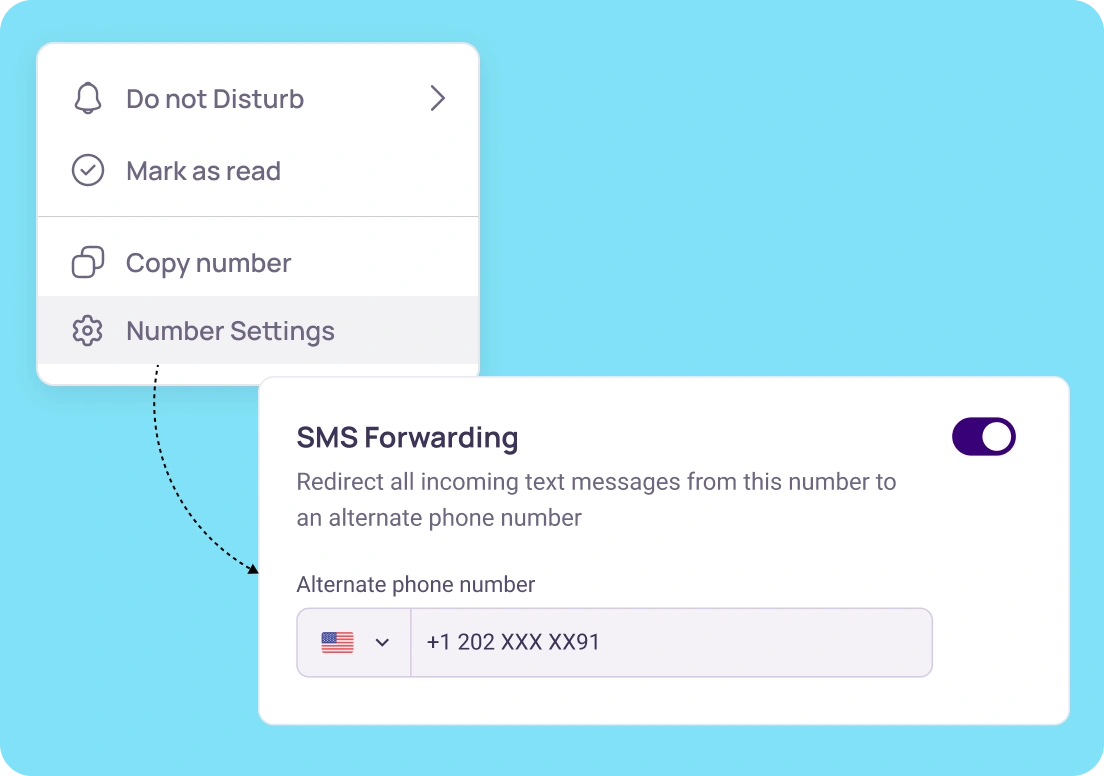 How to Set Up SMS Forwarding In KrispCall