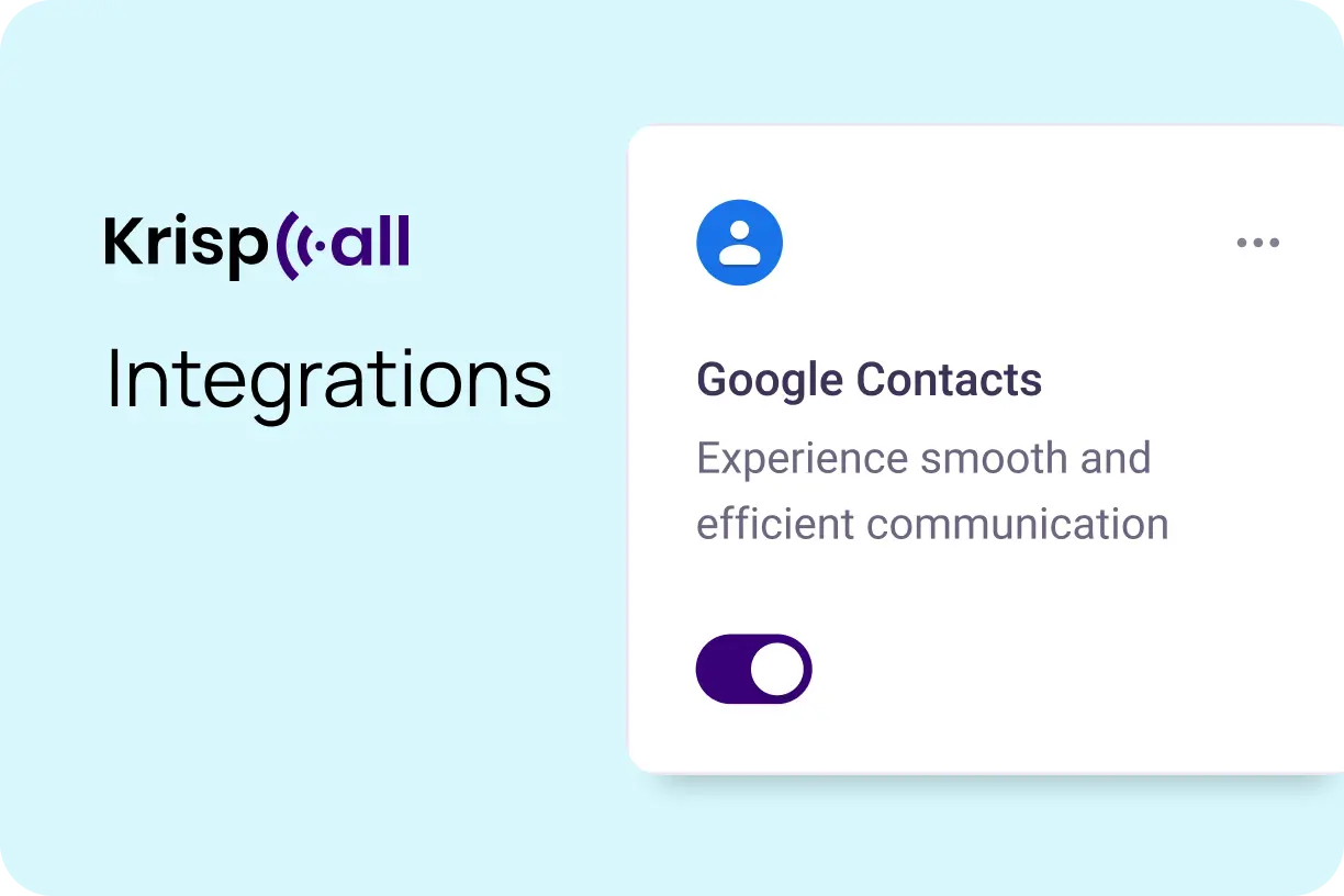 Integration with Google Contacts